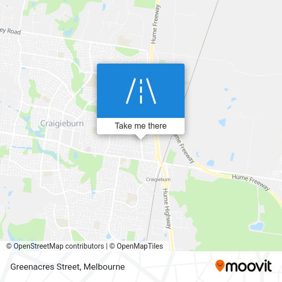 Greenacres Street map