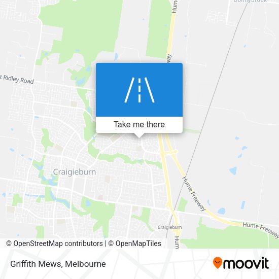 Griffith Mews map