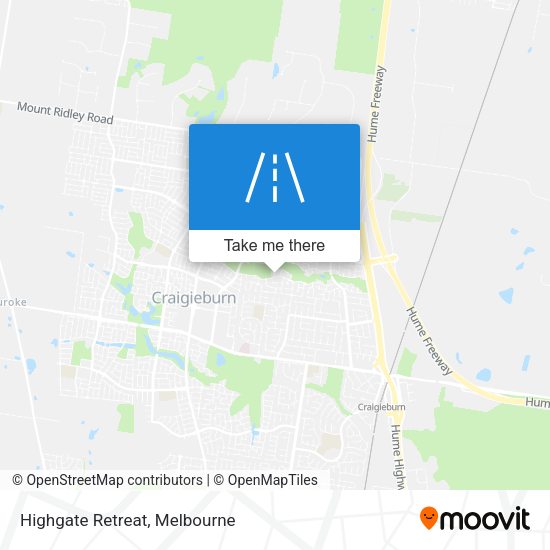 Highgate Retreat map