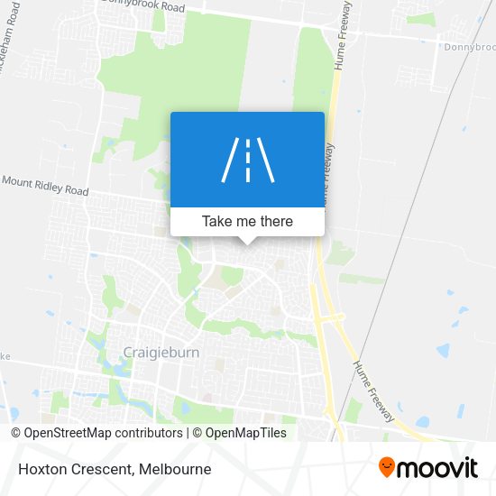 Hoxton Crescent map