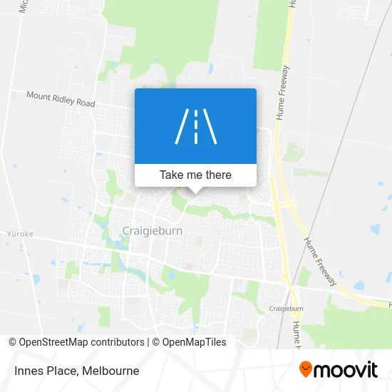 Mapa Innes Place