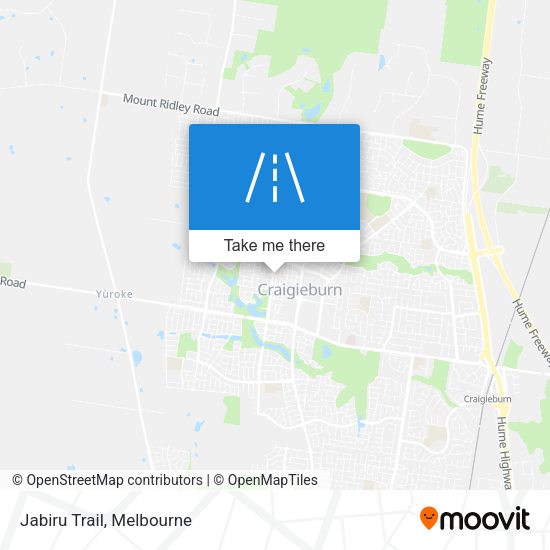 Jabiru Trail map