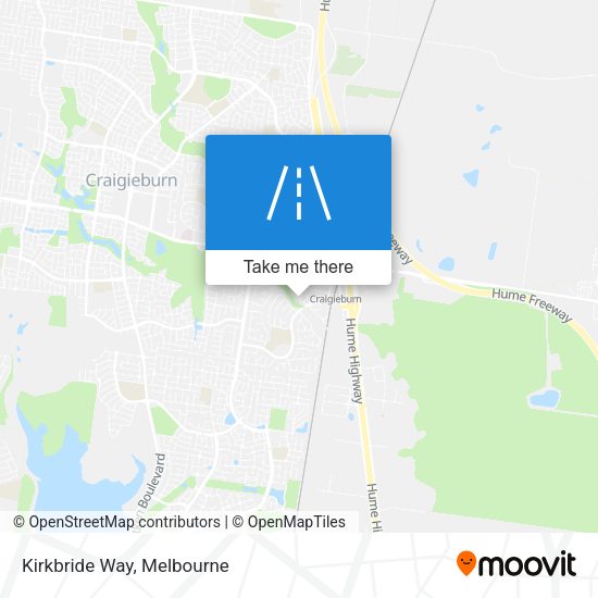 Kirkbride Way map
