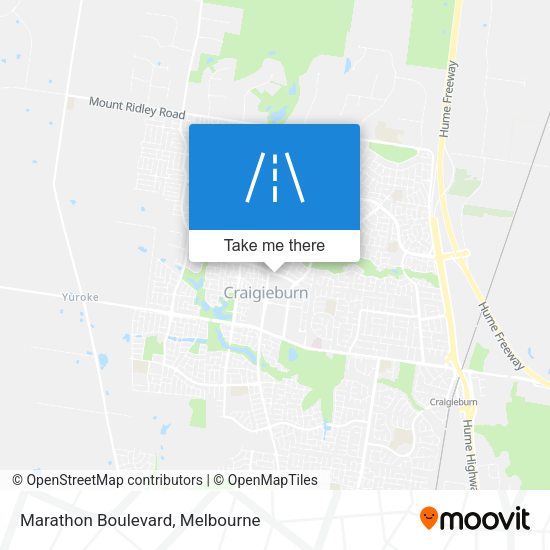 Marathon Boulevard map