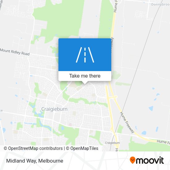 Midland Way map