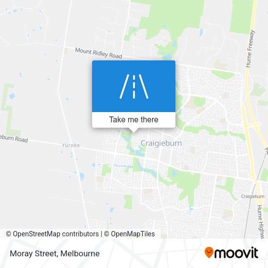 Moray Street map