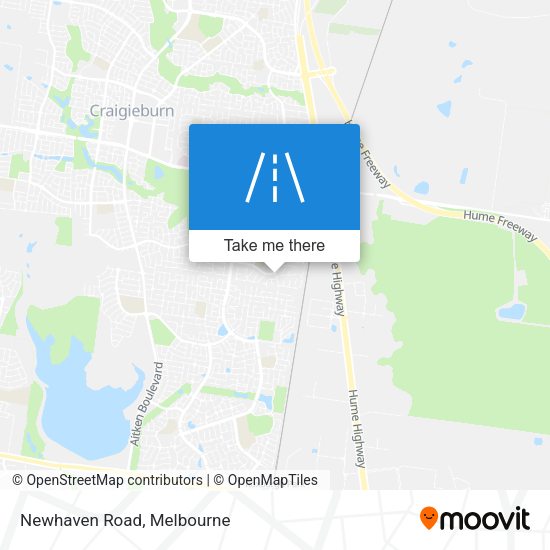Newhaven Road map