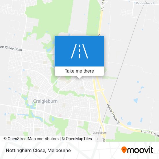 Nottingham Close map