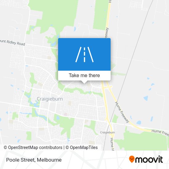 Poole Street map