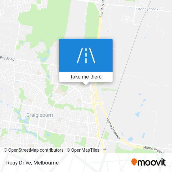Reay Drive map