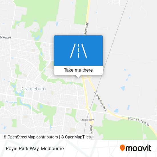 Royal Park Way map