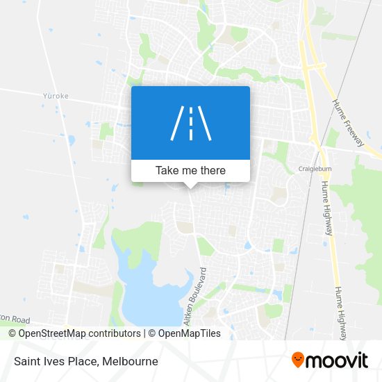 Saint Ives Place map