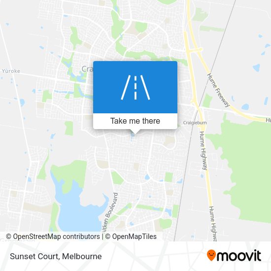 Sunset Court map