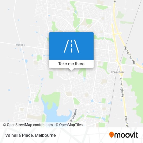 Valhalla Place map