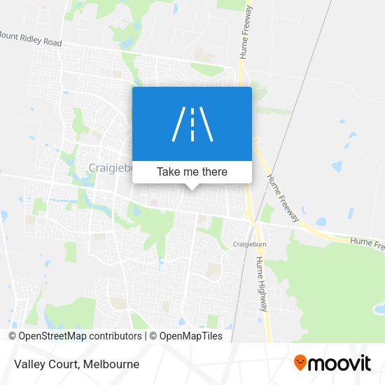 Valley Court map