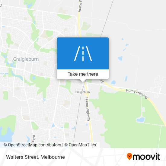 Walters Street map