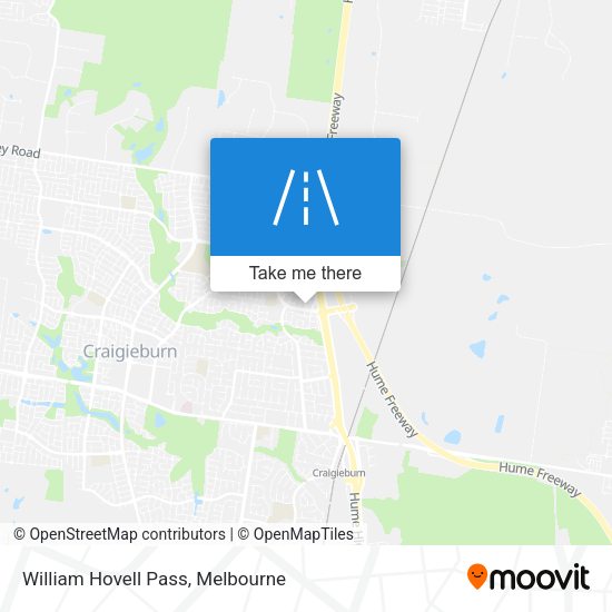 William Hovell Pass map