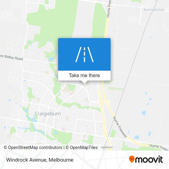 Windrock Avenue map