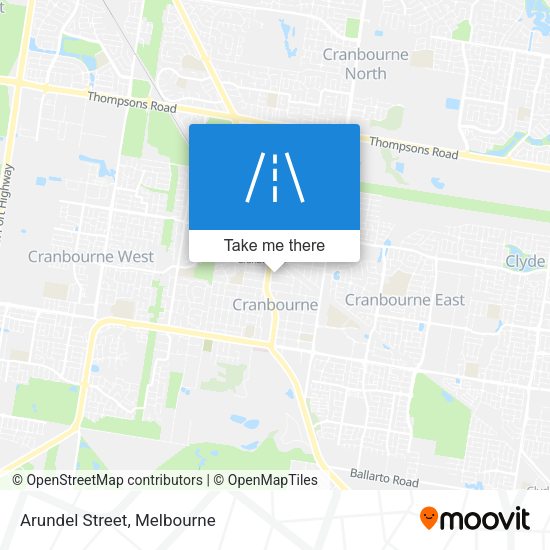 Arundel Street map