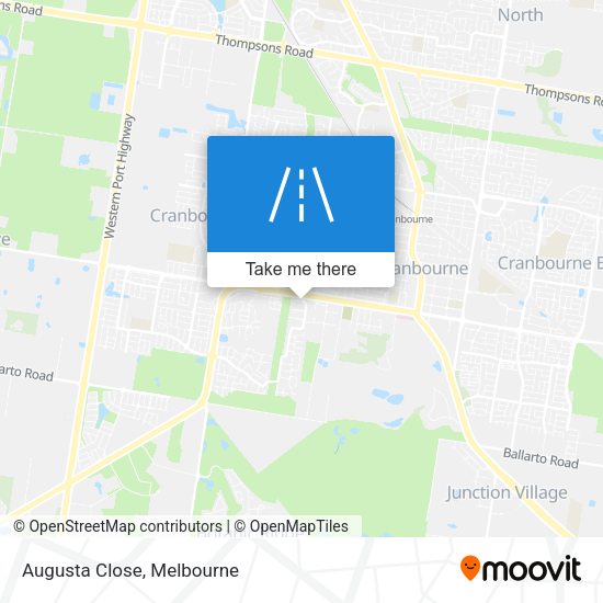 Augusta Close map