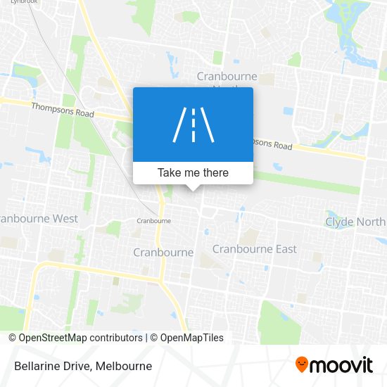Bellarine Drive map