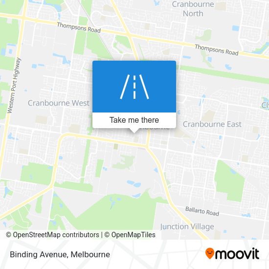 Binding Avenue map