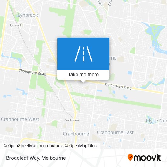 Broadleaf Way map