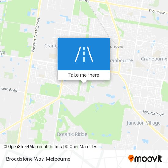 Broadstone Way map