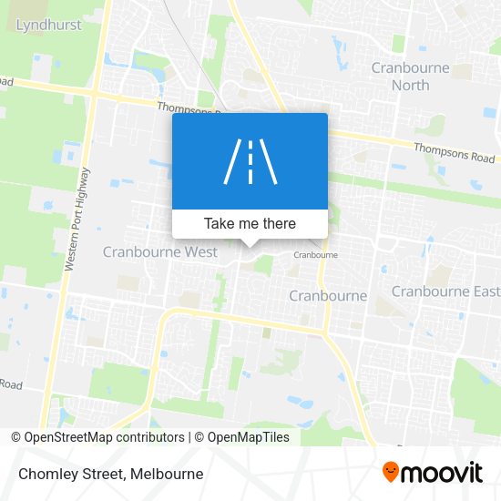 Chomley Street map
