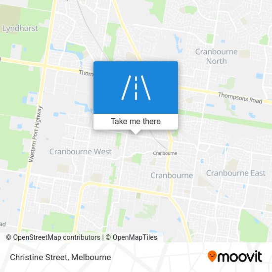 Christine Street map