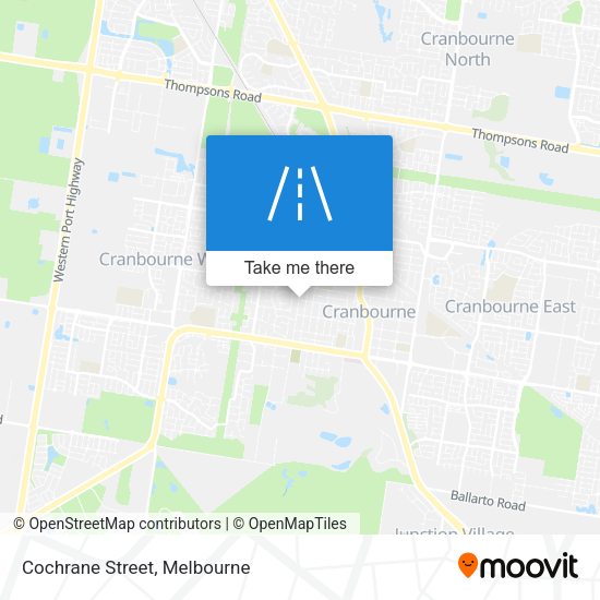 Cochrane Street map