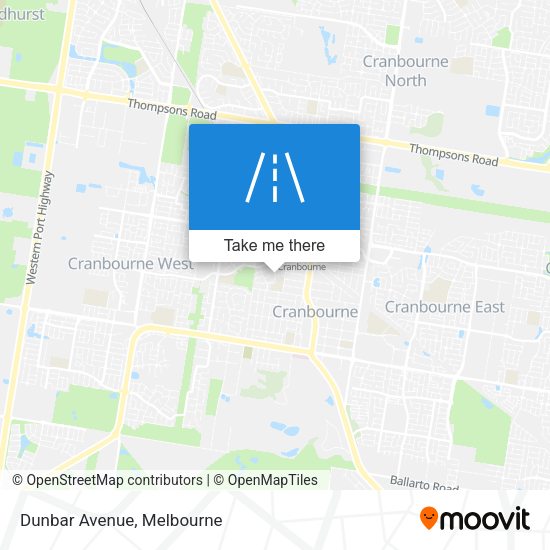 Dunbar Avenue map