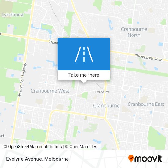 Evelyne Avenue map