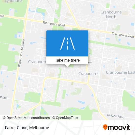 Farrer Close map