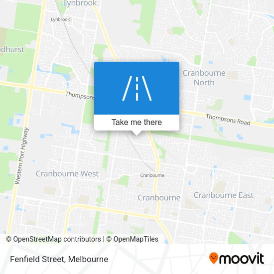 Fenfield Street map