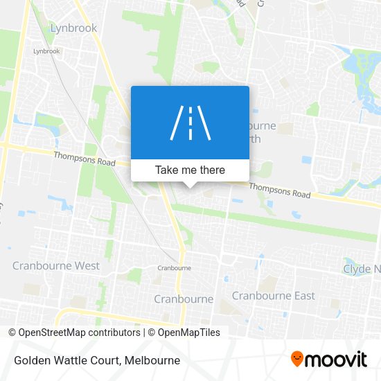 Golden Wattle Court map