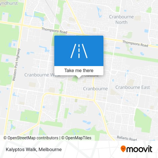 Kalyptos Walk map