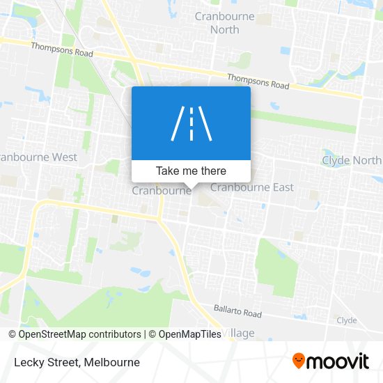Lecky Street map