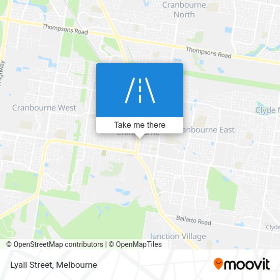 Lyall Street map