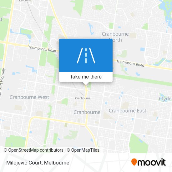 Milojevic Court map