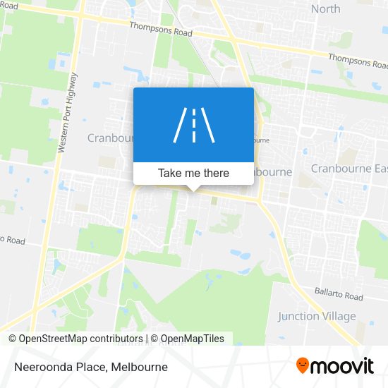 Neeroonda Place map