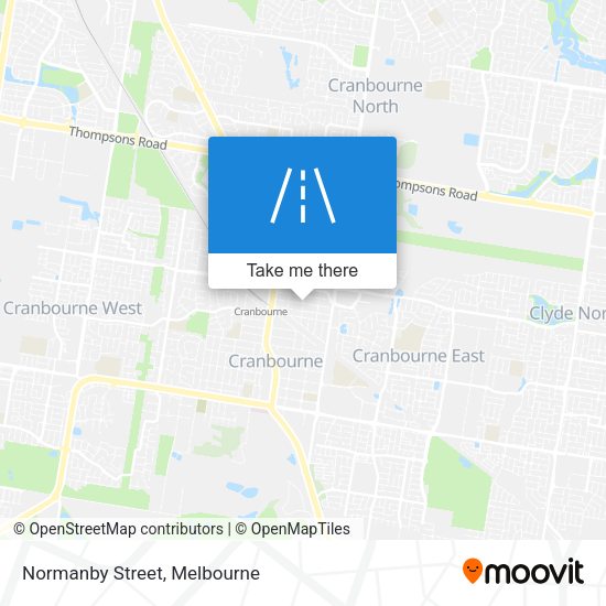 Normanby Street map