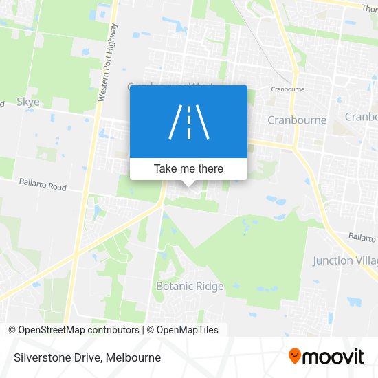Silverstone Drive map