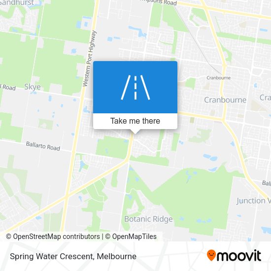 Spring Water Crescent map