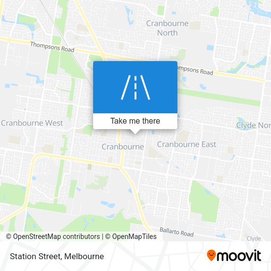 Station Street map