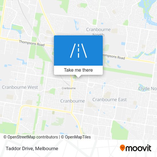 Taddor Drive map