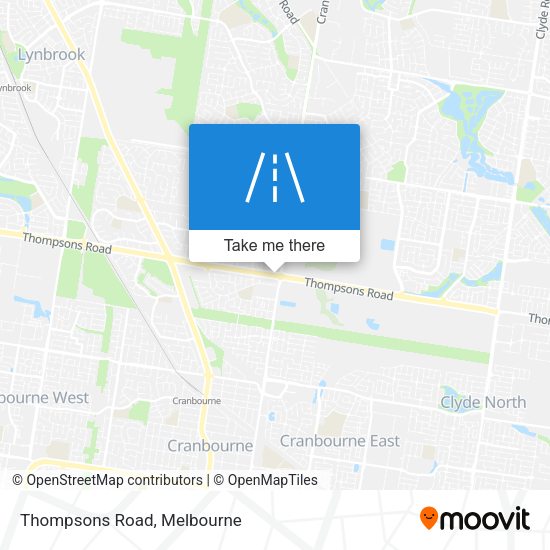 Thompsons Road map