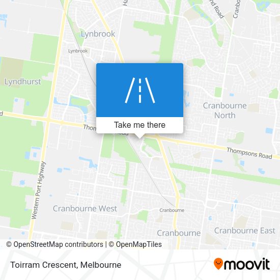 Toirram Crescent map
