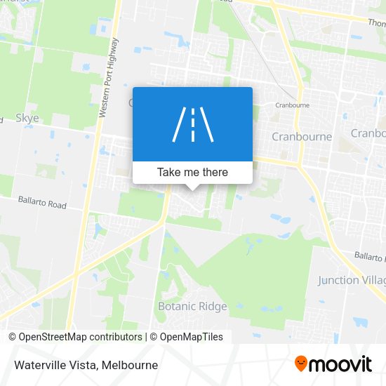 Waterville Vista map