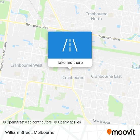 William Street map
